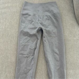 Alphalete Gray High-Waisted Amplify Leggings (25 inch inseam)